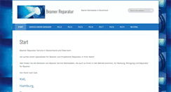 Desktop Screenshot of beamer-reparatur.com