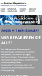 Mobile Screenshot of beamer-reparatur.de